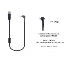 CABLE ALIMENTADOR MT670 LENOVO 20V 3.0x1.0mm