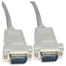 CABLE SERIE NULL MODEM, DB9/M-DB9/M, 1.8 M