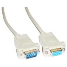 CABLE SERIE RS232, DB9/M-DB9/H, 1.8 M