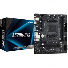 Placa Base Asrock A520M-HVS- DDR4- PCIe 3.0- Socket AM4- Micro ATX