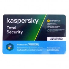 Antivirus Kaspersky Total Security 2021- 1 Dispositivo- 1 Año venta con pc- Formato Tarjeta