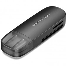 Lector de Tarjetas Externo Vention CLEB0- USB 2.0