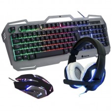 TECLADO + RATON + AURICULARES GAMING NGS GBX-1500