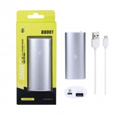 POWER BANK 5600mAh BU001 PLATA