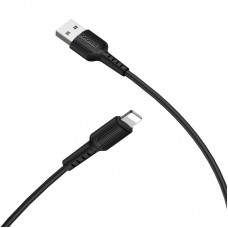 CABLE USB IPHONE BX16 1MT 2A NEGRO