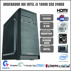 ORDENADOR IBX INTEL I5 10400 8GB SSD 240GB