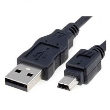 CABLE USB MINI 5 PINES 1mt