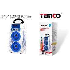 Reproductor 2 altavoces JA02-2 Bluetooth karaoke - Radio - sd - usb