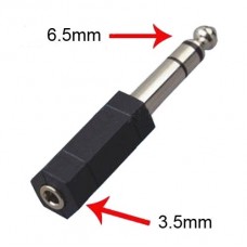 ADAPTADOR JACK 3,5 A 6,3