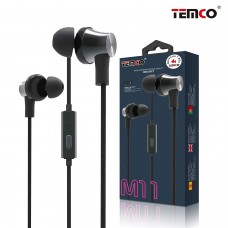 AURICULAR BOTON METAL TEMCO M11 + MICROFONO