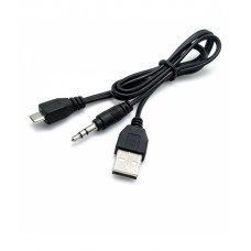 CABLE DE AUDIO + MICRO USB PARA ALTAVOCES BLUETOOTH