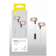 AURICULAR BOTON METAL P5151 ORO