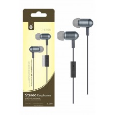 AURICULAR BOTON METAL P5155 GRIS + MICROFONO