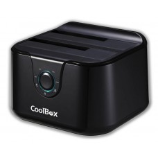 BASE DUPLICADORA USB 3.0 Negra COOLBOX