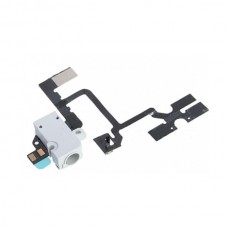 Flex con conector jack audio blanco + control volumen iphone 4s blanco