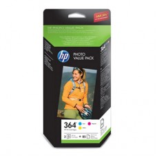 HP 364 PACK 3 COLOR + PAPEL