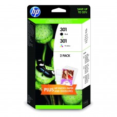 HP NEGRO + COLOR 301