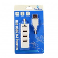 HUB COOLBOX USB 2.0 4 PUERTOS